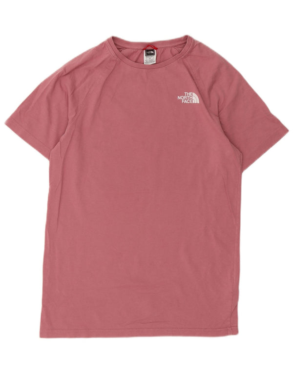 The North Face Ανδρικό γραφικό T-Shirt Top Μικρό ροζ βαμβακερό