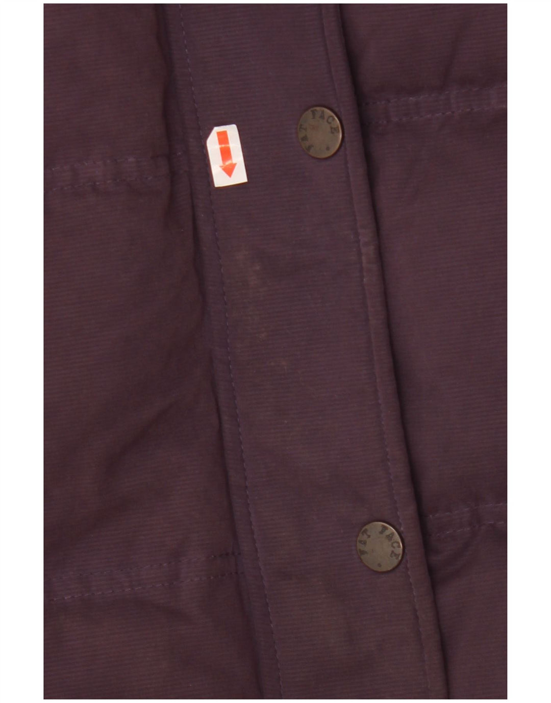 Fat Face Γυναικεία κουκούλα με επένδυση Gilet UK 12 Medium Purple Polyester