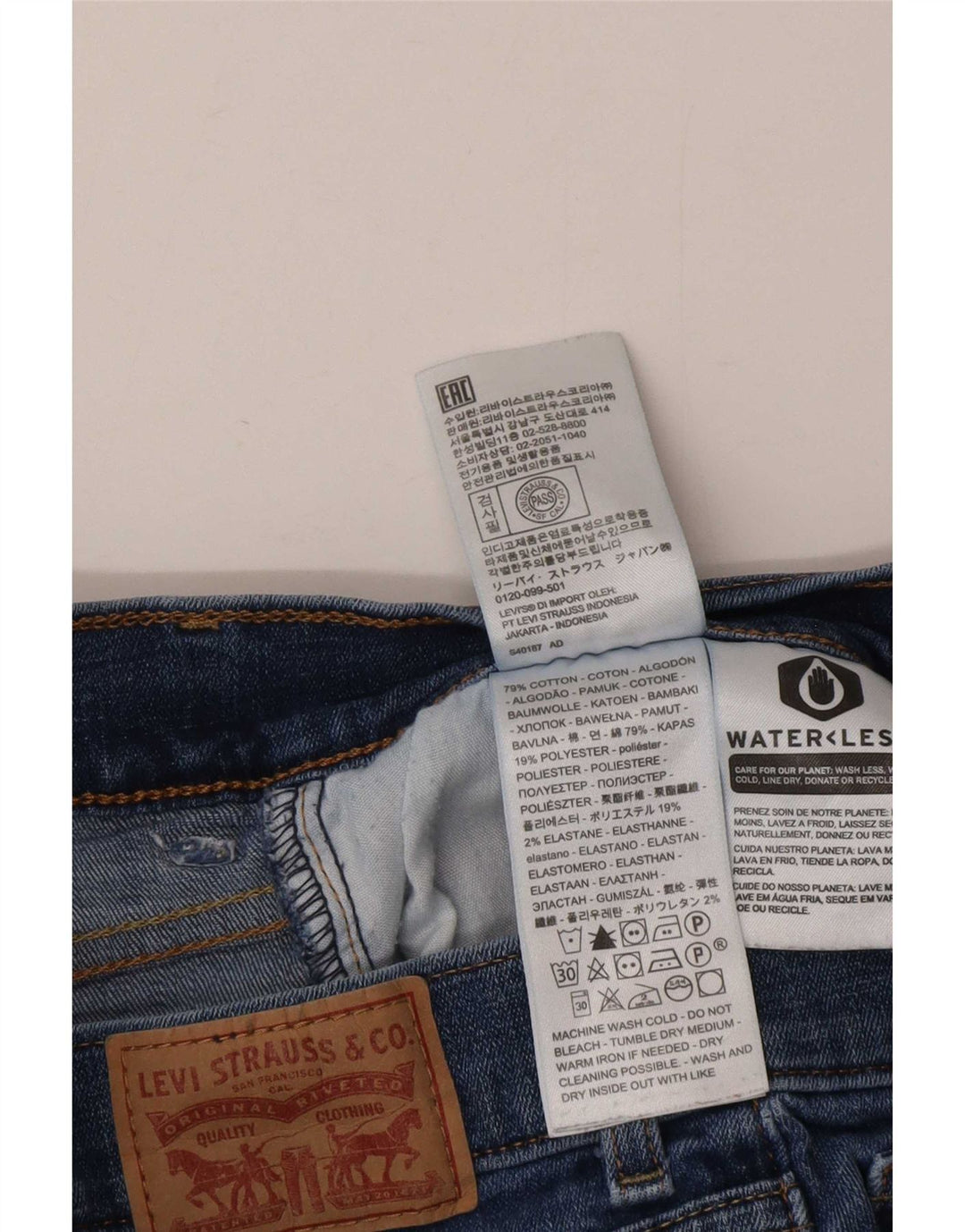 Γυναικείο τζιν Levi's Classic Bootcut US 10 Large W30 L30 Μπλε βαμβακερό