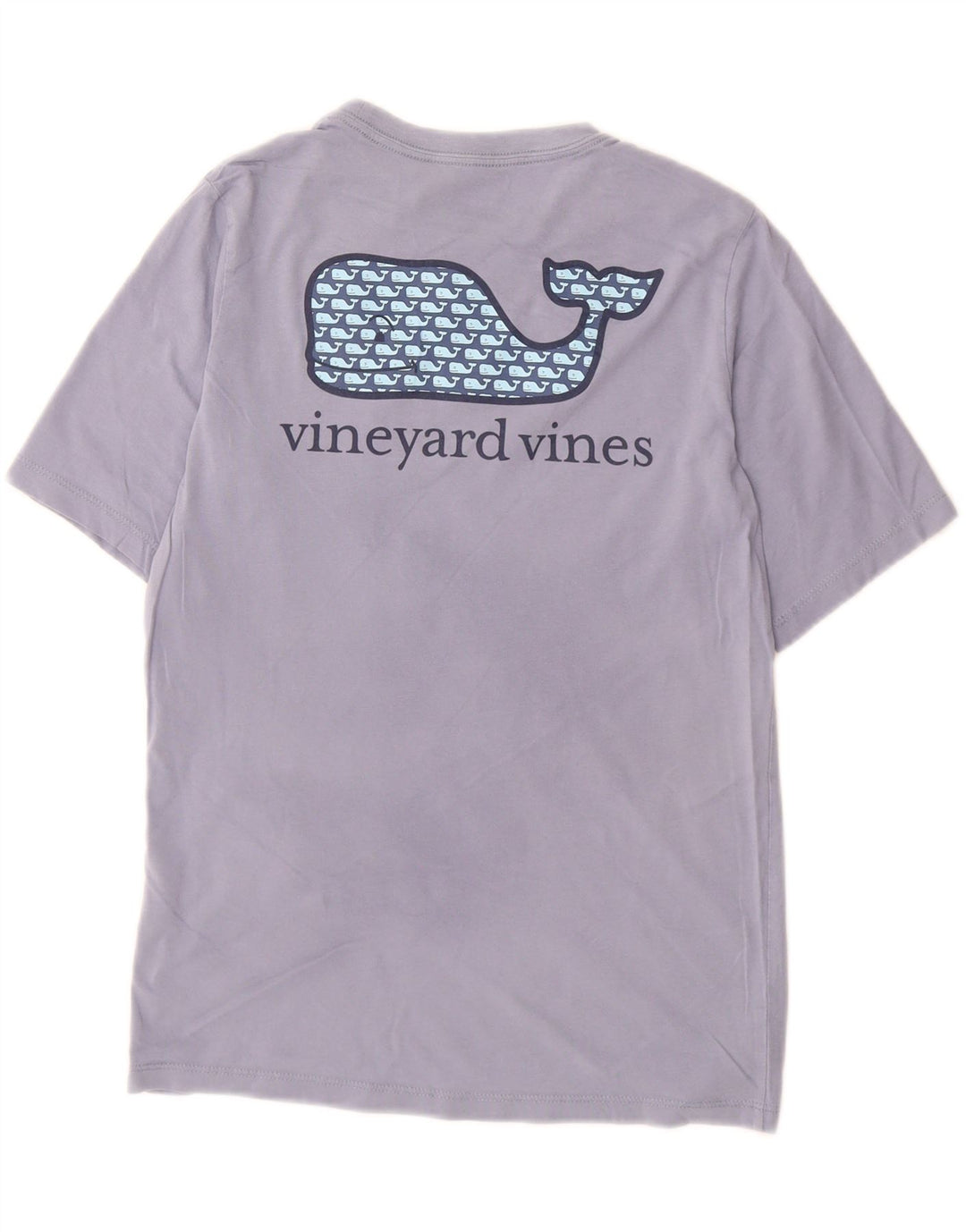 VINEYARD VINES Γραφικό μπλουζάκι για αγόρια 12-13 ετών, μεσαίο μωβ βαμβακερό