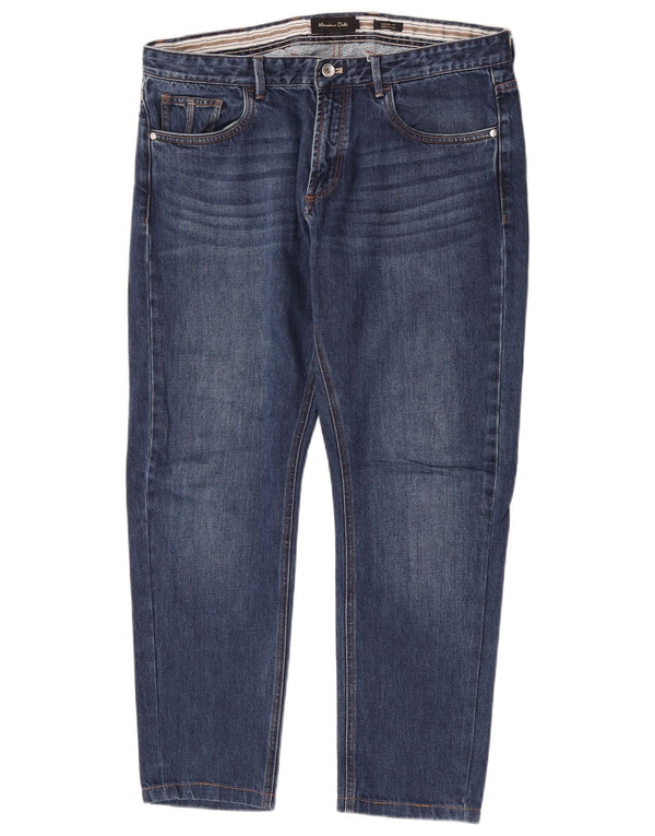 Ανδρικό Massimo Dutti Casual Fit ίσιο τζιν EU 44 Large W34 L28 Blue