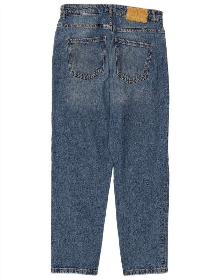 Zara Γυναικείο Ψηλόμεσο Τζιν EU 40 Medium W30 L28 Blue