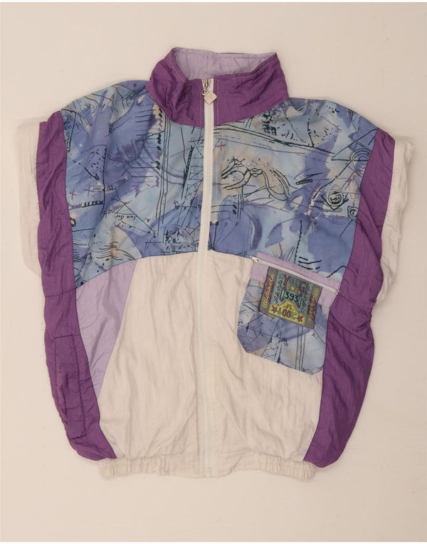 Γυναικεία φόρμα Vintage Oversized Top Jacket UK 10 Small White