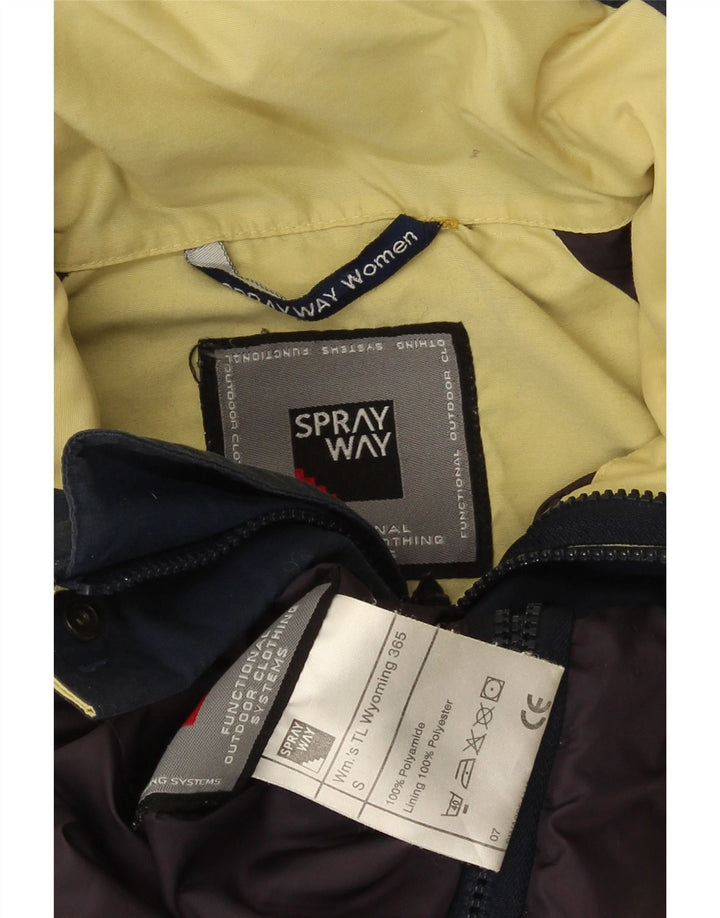 Sprayway Γυναικείο μπουφάν βροχής μεγάλου μεγέθους με κουκούλα UK 10 Small Yellow Polyamide