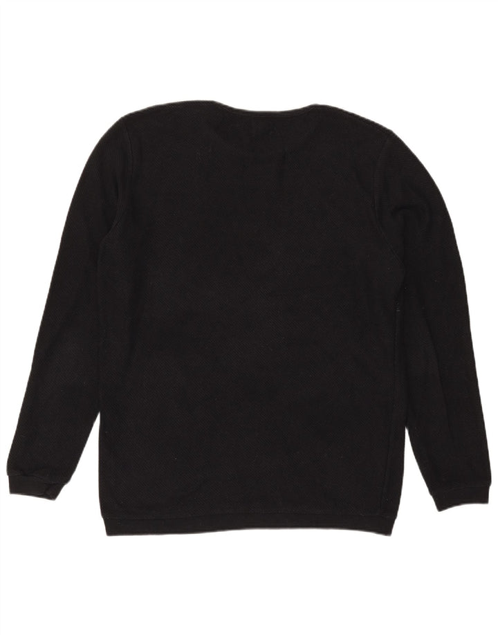 Ανδρικό πουλόβερ Zara Crew Neck Jumper XL Μαύρο πολυεστέρα