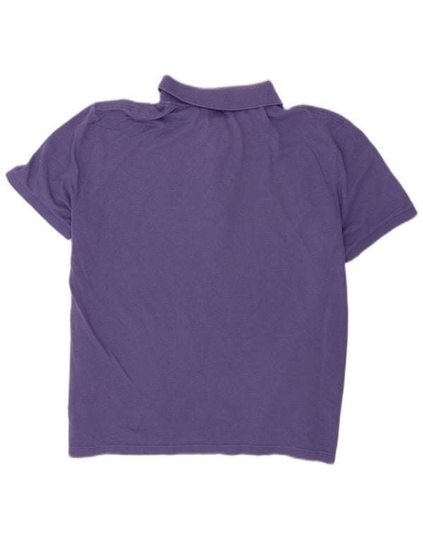 Lacoste Ανδρικό πουκάμισο Polo Slim Fit Μέγεθος 6 XL Μωβ βαμβακερό