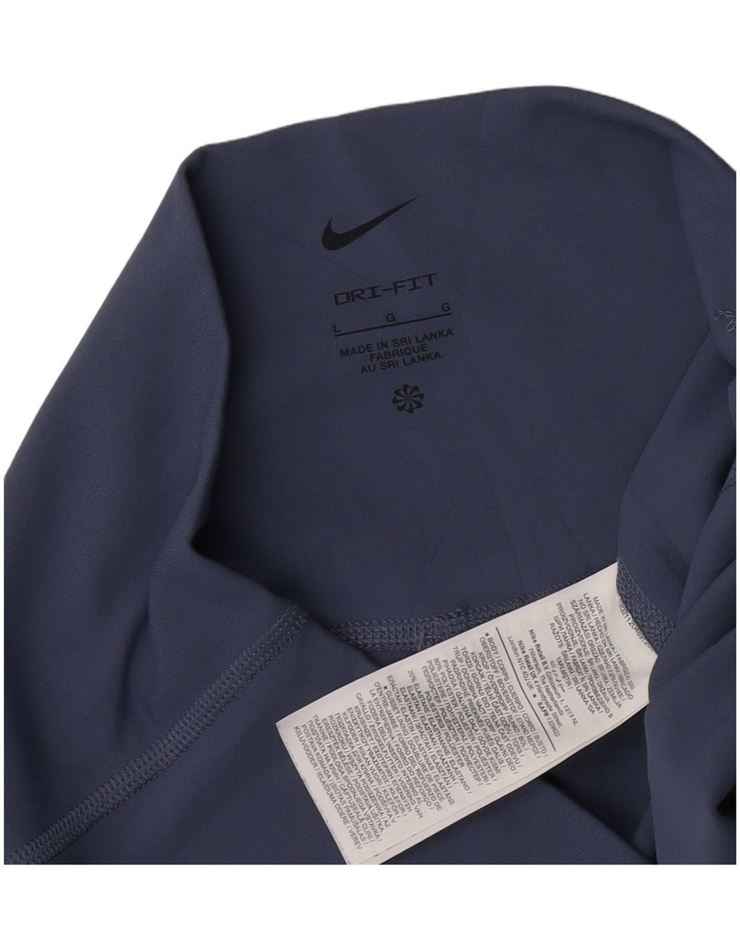 Γυναικεία κολάν Nike Dri Fit UK 14 Large Navy Blue Polyester