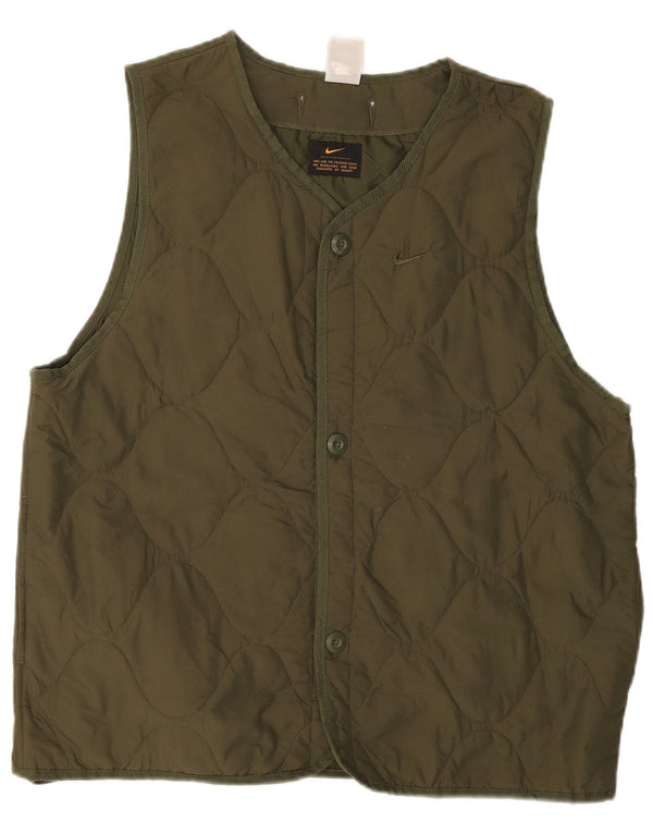Ανδρικά Nike Therma-Fit Gilet Gilet UK 36 Small Khaki Nylon