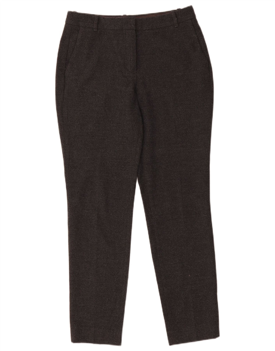Massimo Dutti Γυναικείο λεπτό παντελόνι Chino EU 38 Small W30 L29 Grey Polyester