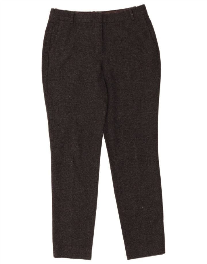 Massimo Dutti Γυναικείο λεπτό παντελόνι Chino EU 38 Small W30 L29 Grey Polyester