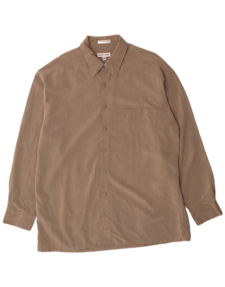 Ανδρικό πουκάμισο Pierre Cardin, μέγεθος 17 17 1/2 XL με γκρι στίγματα ρεγιόν