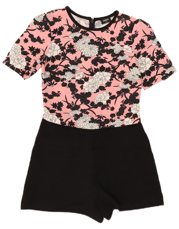 Γυναικείο κοντομάνικο Playsuit UK 8 Oasis Small Pink Floral