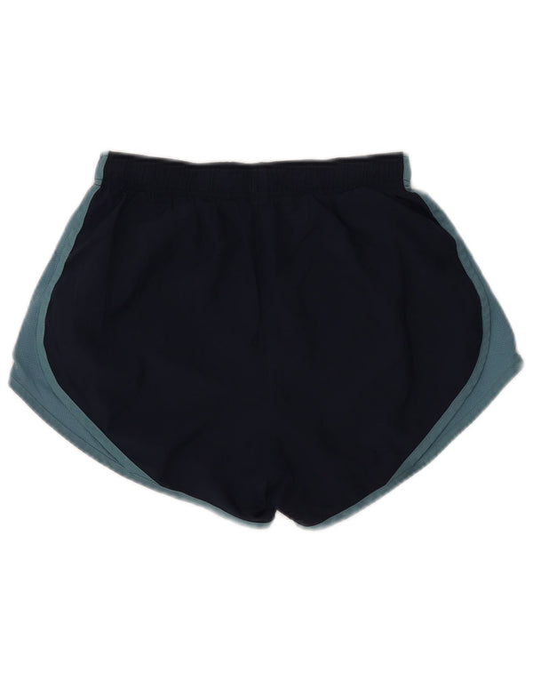 Γυναικείο αθλητικό σορτς Nike Dri Fit UK 8 Small Navy Blue Colourblock