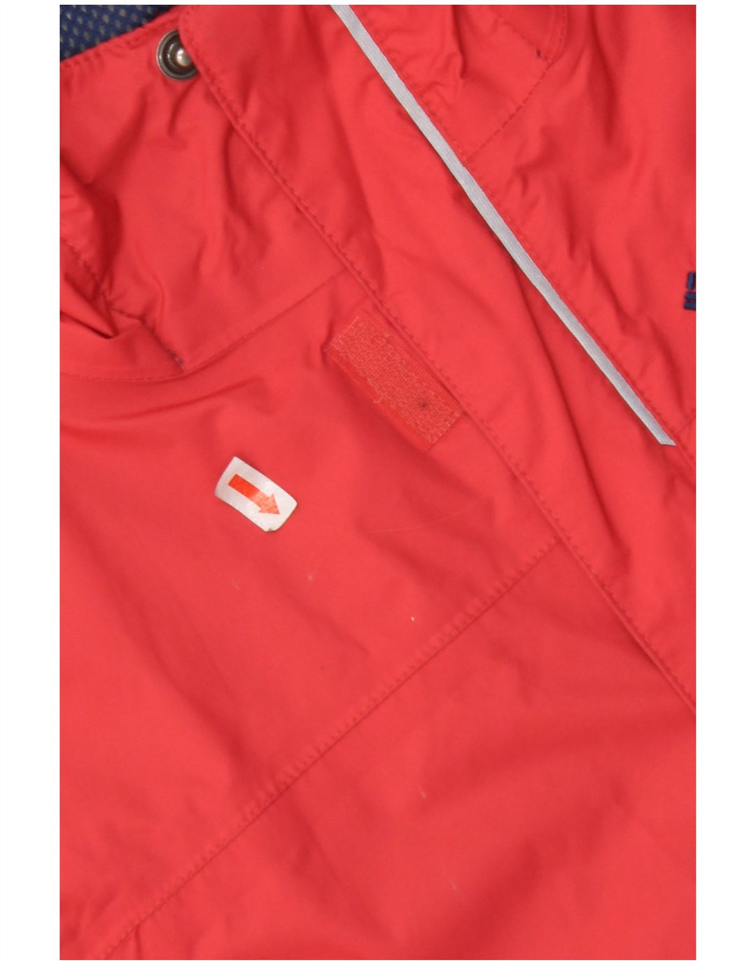 COLUMBIA Γυναικείο μπουφάν βροχής με κουκούλα UK 12 Medium Red Nylon