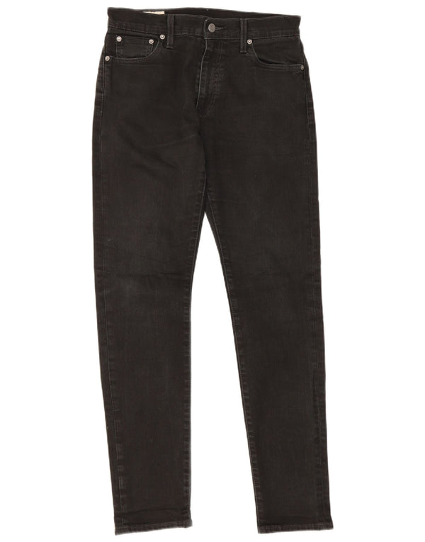 Ανδρικό τζιν Levi's Slim W30 L29 Μαύρο βαμβακερό