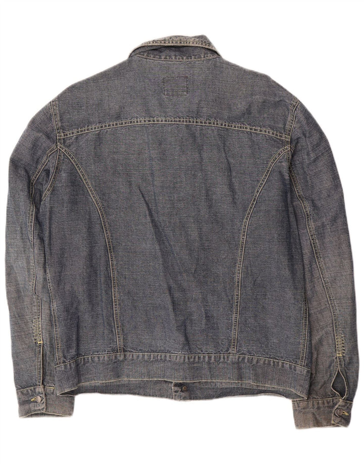 Ανδρικό τζιν μπουφάν North Sails UK 40 Large Navy Blue Cotton