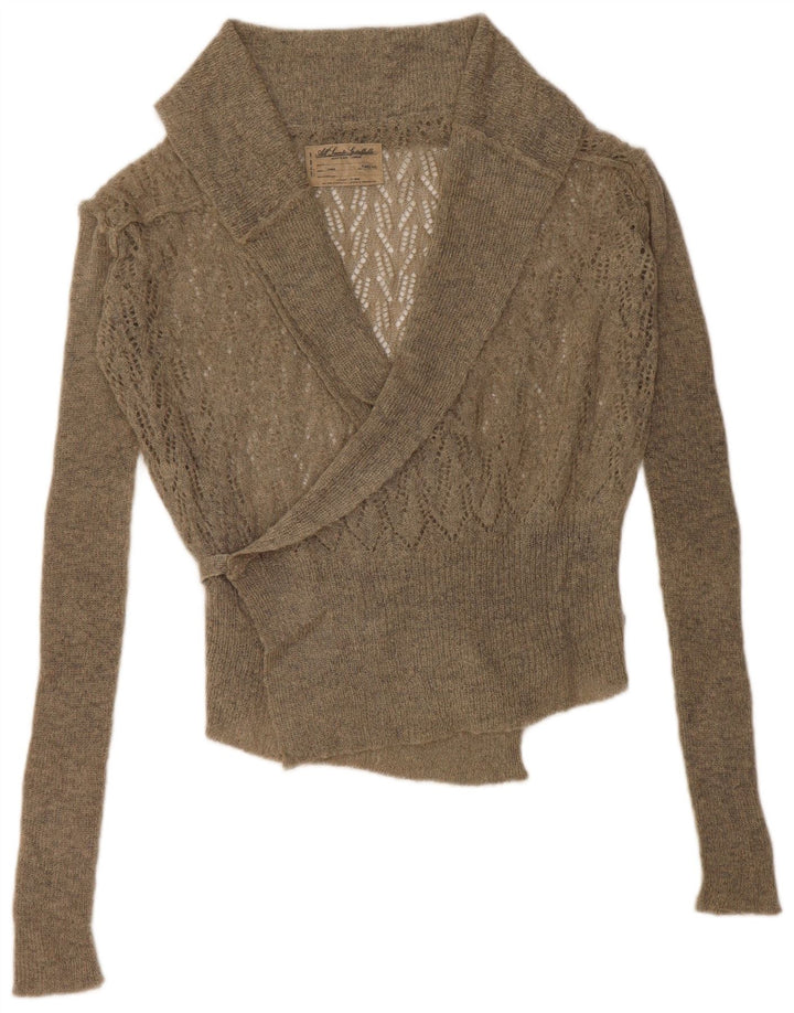 Γυναικείο πουλόβερ ALL SAINTS Oversized Crop Cardigan Μέγεθος 12 Πράσινο