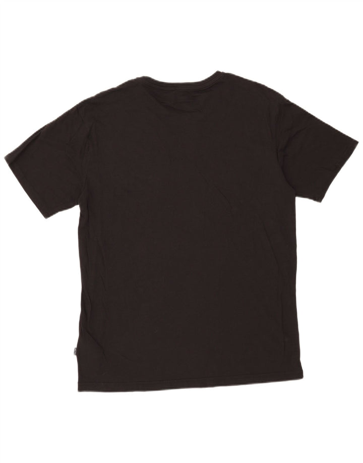Ανδρικό T-Shirt Puma Τοπ μεσαίο μαύρο βαμβακερό