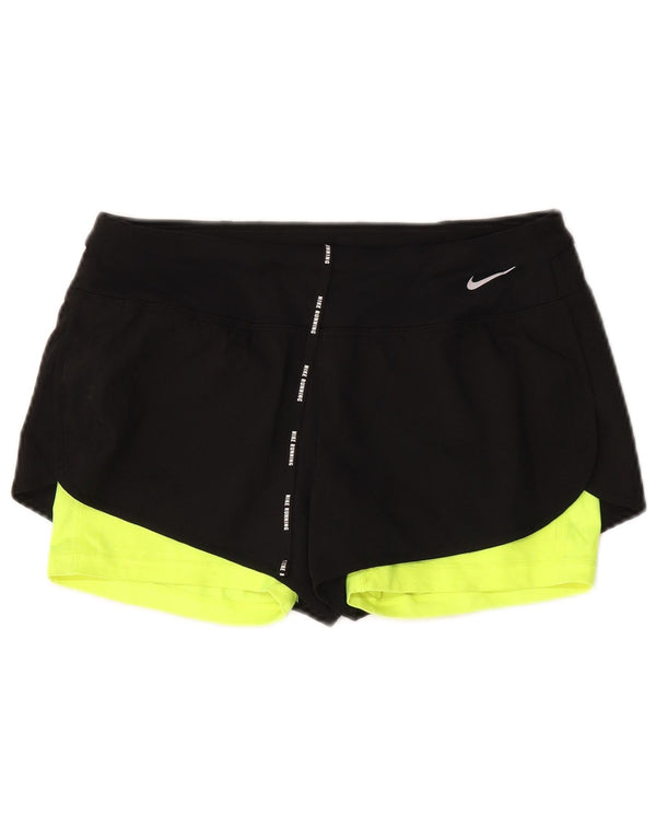Γυναικείο αθλητικό σορτς Nike Dri Fit UK14 σε μεσαίο μαύρο χρώμα