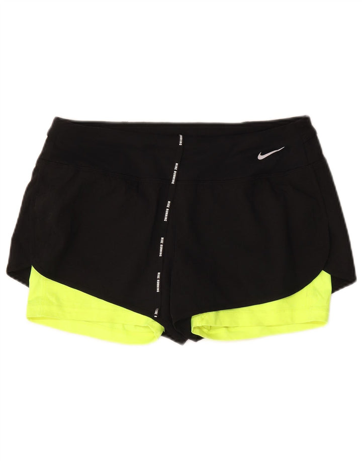 Γυναικείο αθλητικό σορτς Nike Dri Fit UK14 σε μεσαίο μαύρο χρώμα