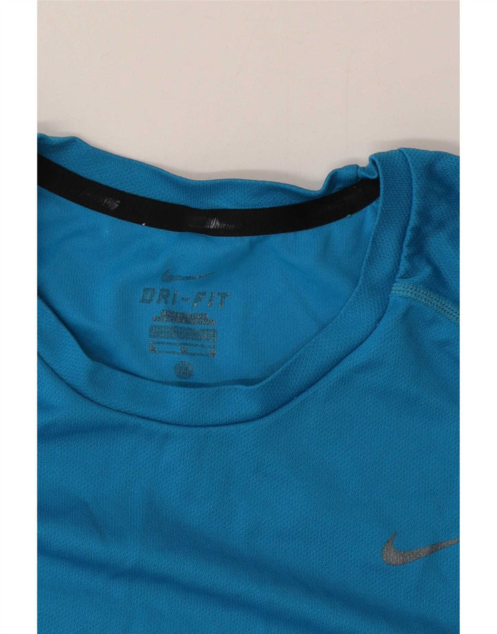 Ανδρικό T-shirt Nike Dri Fit Μπλουζάκι μεσαίο μπλε