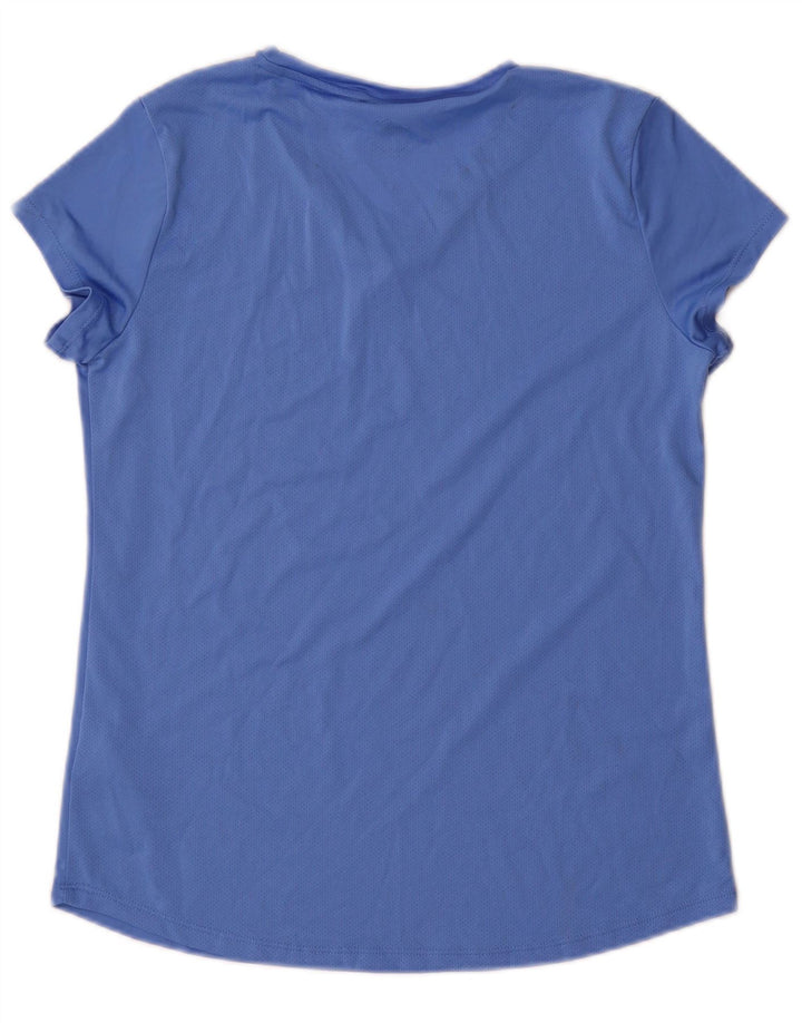 Puma Γυναικείο T-Shirt Top UK 12 Medium Blue Polyester