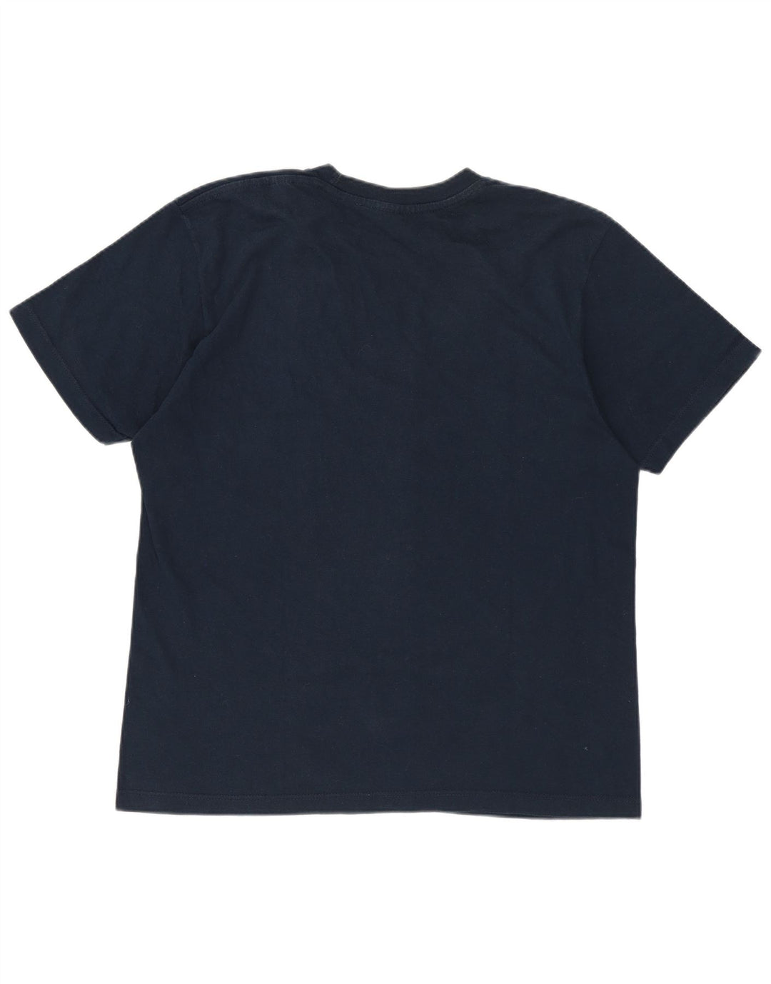 CHAMPION Ανδρικό γραφικό T-Shirt Top Small Navy Blue Cotton
