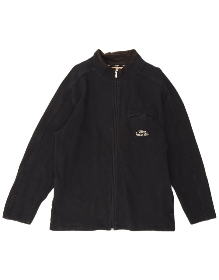 Ανδρική φόρμα Weird Fish Top Jacket Large Navy Blue από βαμβάκι
