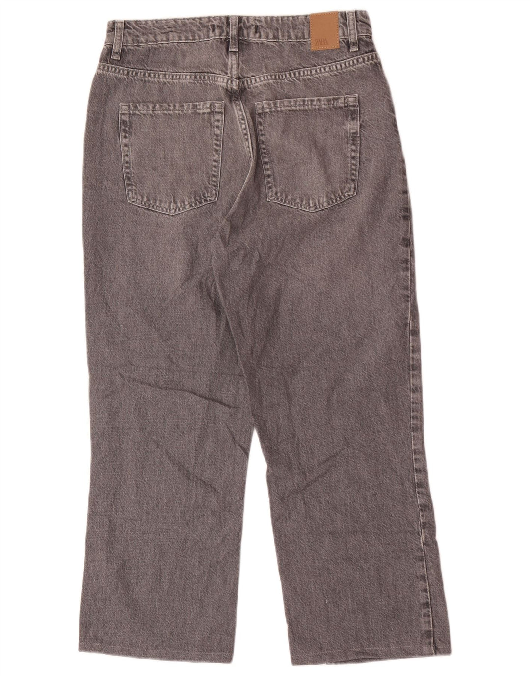 Zara Γυναικείο Cropped Jeans EU 40 Medium W30 L25 Γκρι βαμβακερό