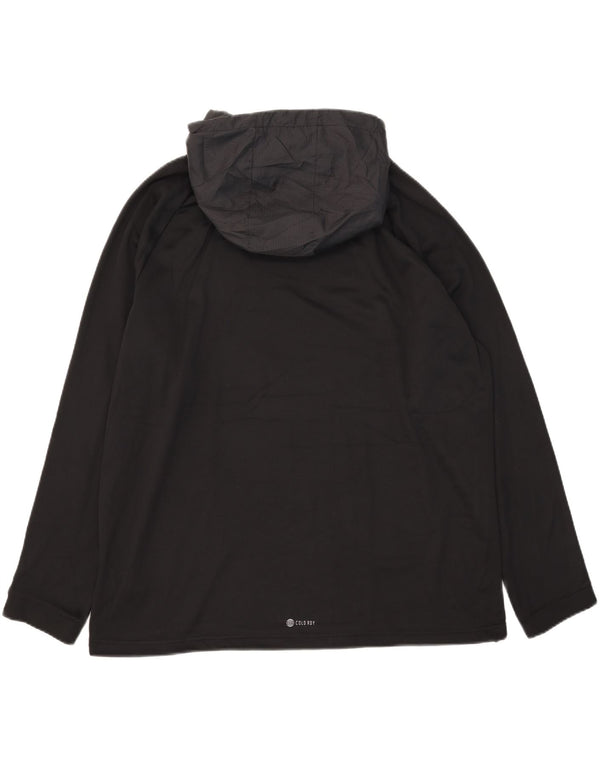 Adidas Mens Aeroready Hoodie Jumper 2XL Μαύρος Πολυεστέρας