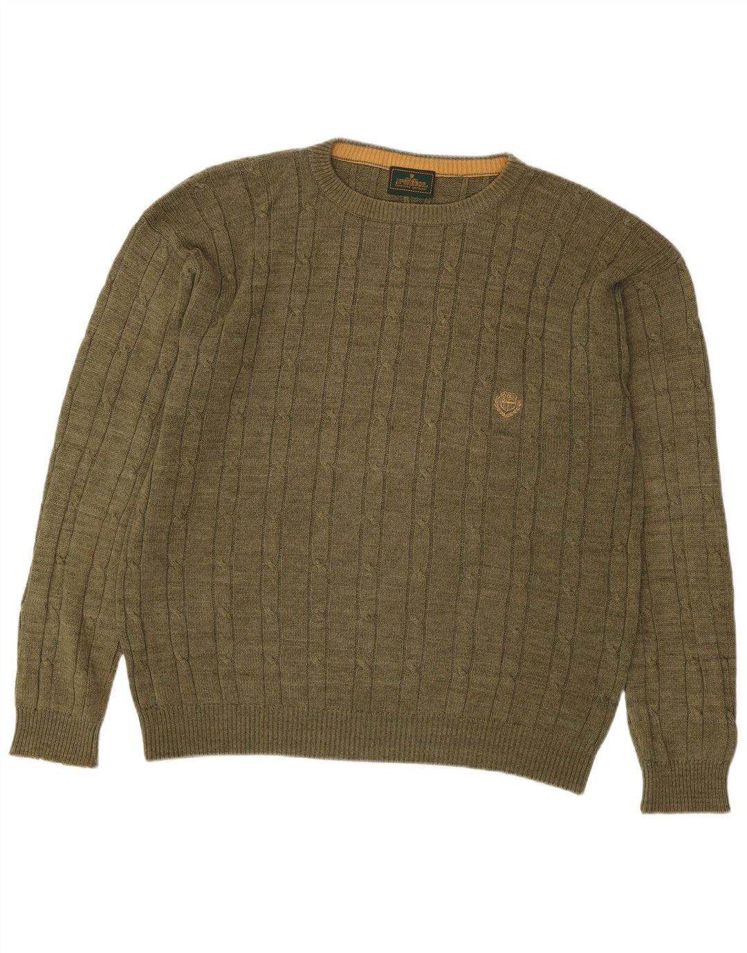 Ανδρικό πουλόβερ MC Gregor Crew Neck Jumper Medium Khaki