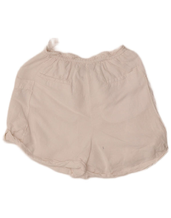 Γυναικείο Casual σορτς Zara XS W24 Λευκό Λινό