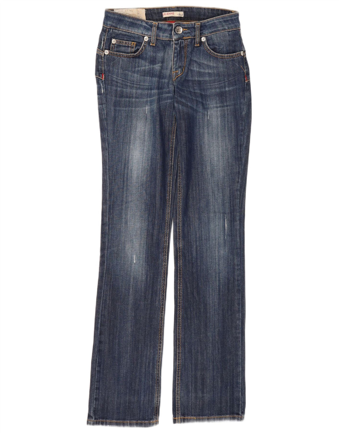 Liu Jo Γυναικεία Distressed Bootcut Jeans W28 L34 Blue Cotton