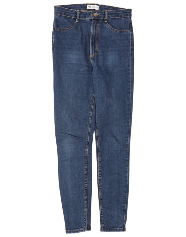 Zara Γυναικείο Ψηλόμεσο Skinny Jeans EU 40 Medium W30 L28 Blue