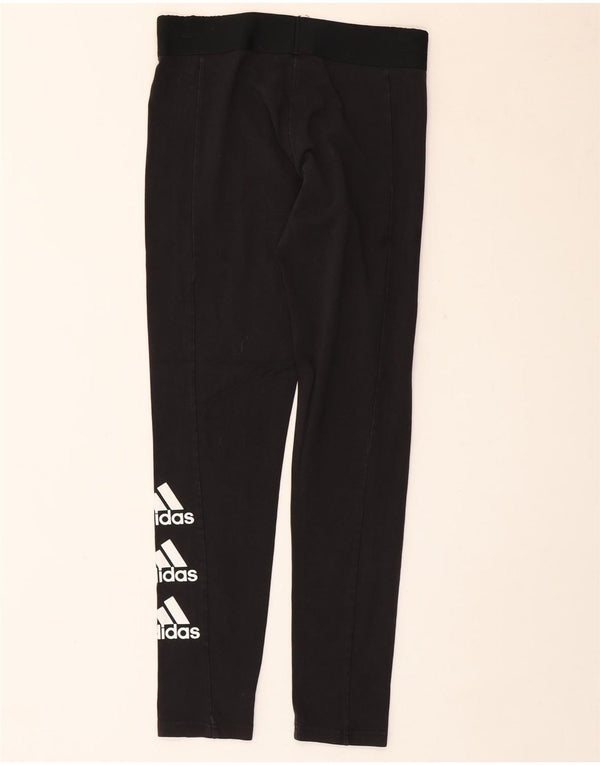 Γυναικεία γραφικά κολάν Adidas UK 12/14 Medium Black