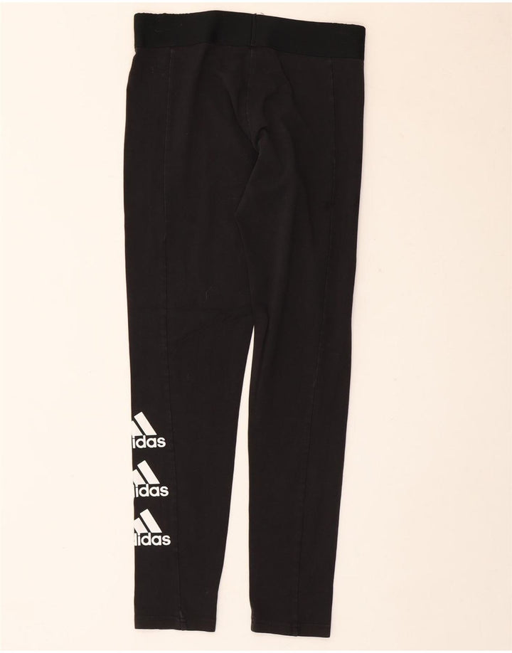 Γυναικεία γραφικά κολάν Adidas UK 12/14 Medium Black