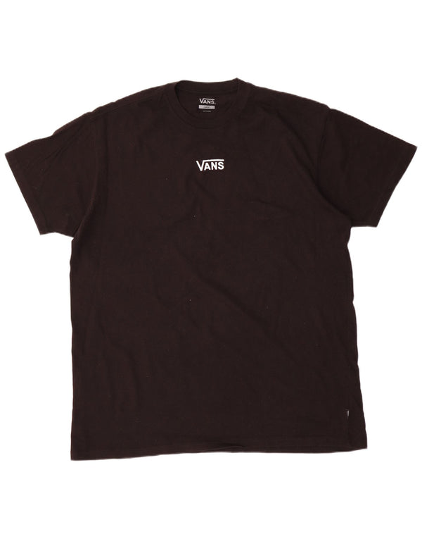 Ανδρικό T-Shirt Vans Top μεγάλο μαύρο βαμβακερό