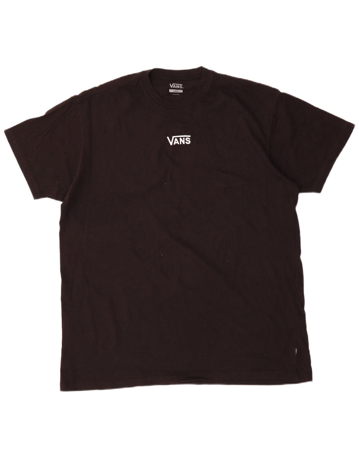 Ανδρικό T-Shirt Vans Top μεγάλο μαύρο βαμβακερό