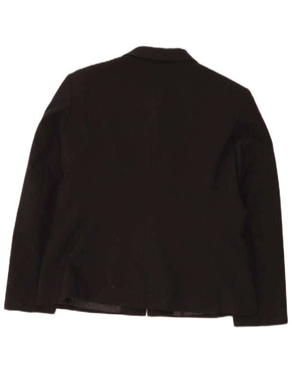Vintage γυναικείο τζάκετ UK 16 Large Black με φερμουάρ