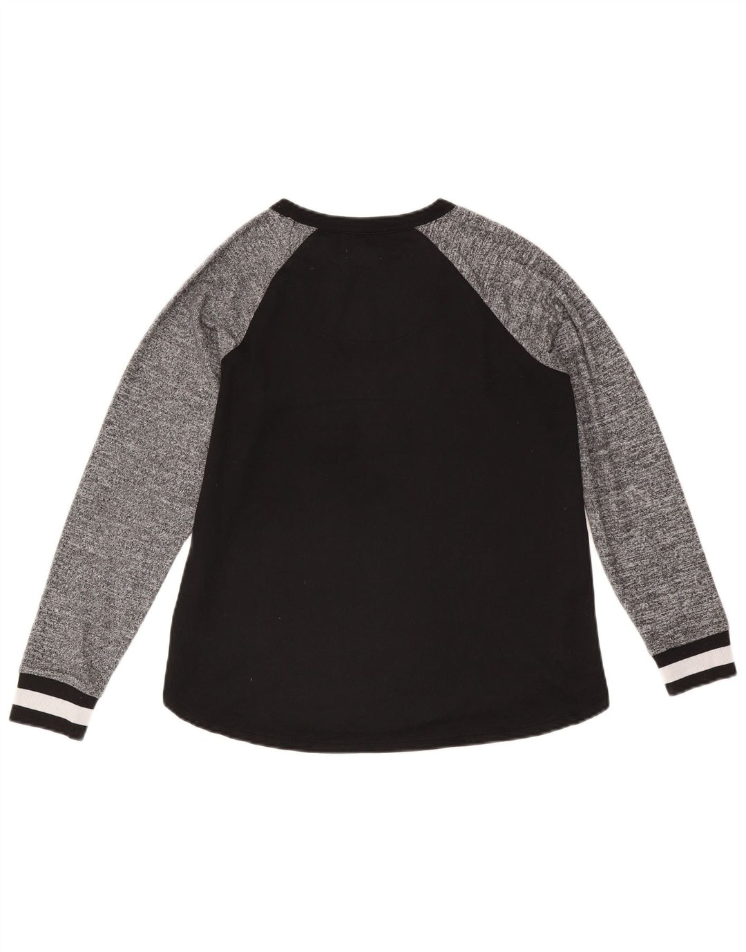 Dkny Γυναικείο τοπ μακρυμάνικο UK 10 Small Black Colorblock Πολυεστέρας