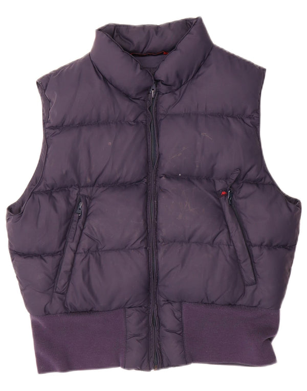 Kappa Γυναικεία padded Gilet UK 16 Large Navy Blue Polyamide