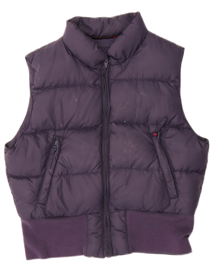 Kappa Γυναικεία padded Gilet UK 16 Large Navy Blue Polyamide