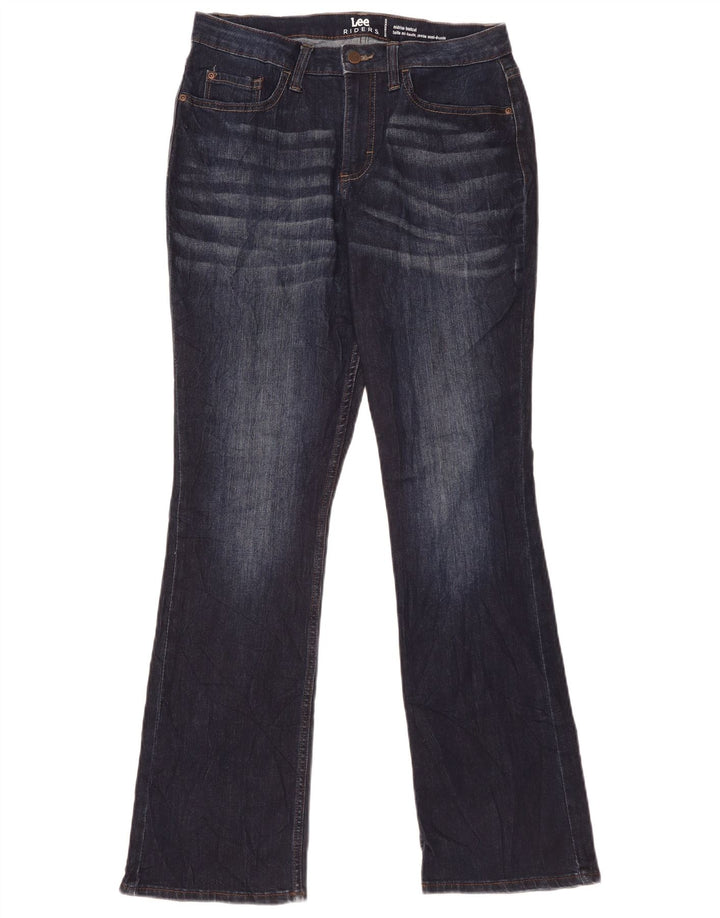 Lee Womens Riders Mid Ride Bootcut Jeans US 8 Medium W31 L32 Navy Blue