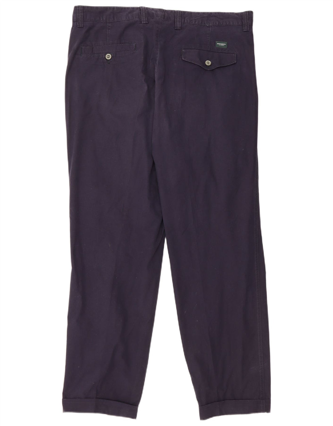 DOCKERS Ανδρικό παντελόνι Chino με κλασική εφαρμογή W36 L30 Navy Blue Cotton