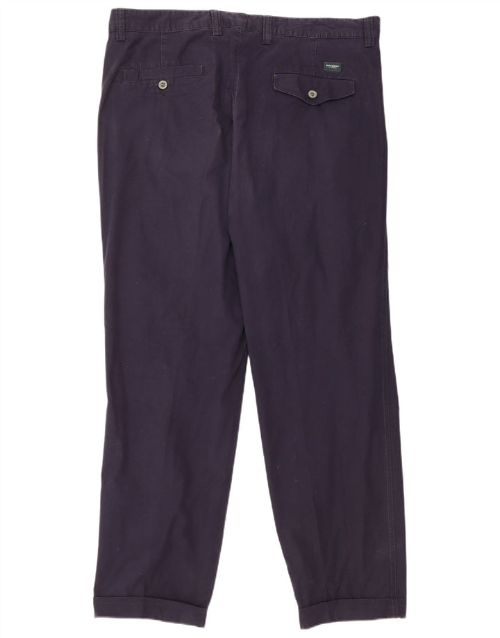 DOCKERS Ανδρικό παντελόνι Chino με κλασική εφαρμογή W36 L30 Navy Blue Cotton