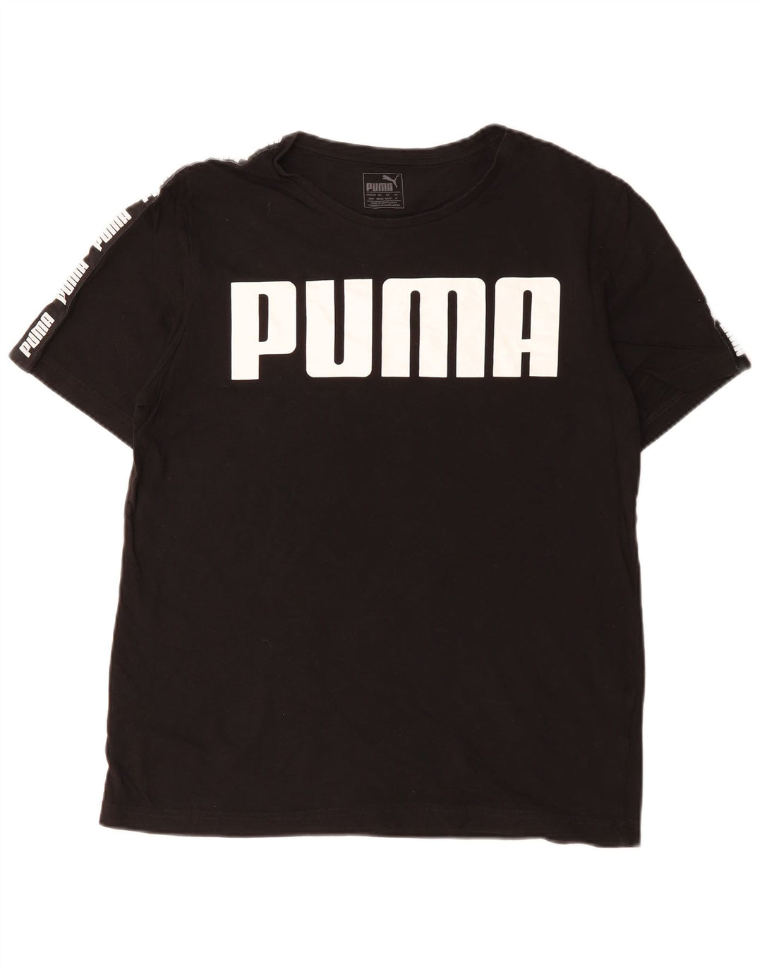 Ανδρικό γραφικό T-Shirt PUMA Top UK 14 Medium Black