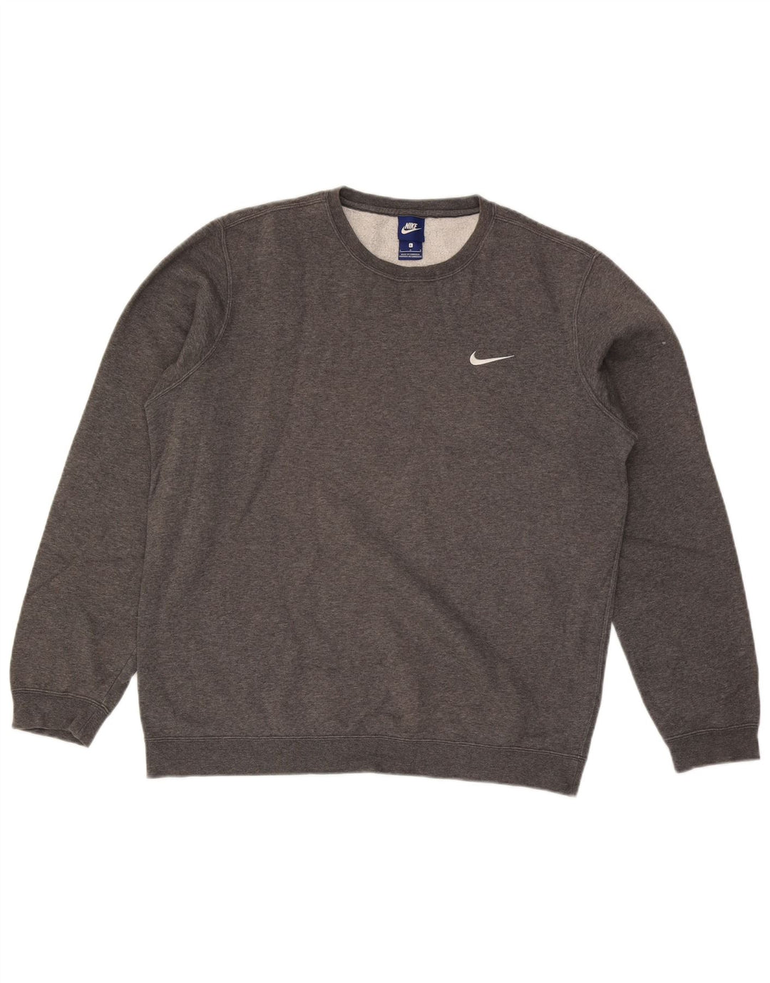Ανδρικό φούτερ Nike Jumper, μεγάλο γκρι βαμβακερό
