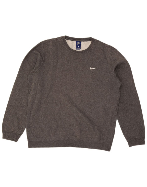 Ανδρικό φούτερ Nike Jumper, μεγάλο γκρι βαμβακερό