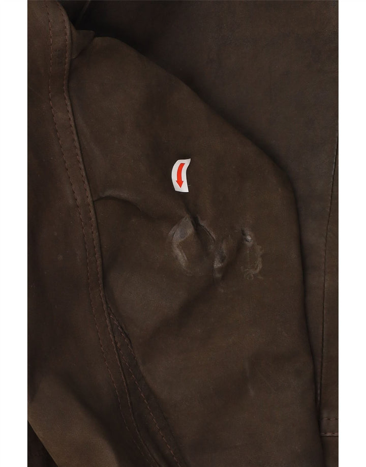 VINTAGE Ανδρικό Δερμάτινο Μπουφάν IT 48 Μεσαίο Καφέ