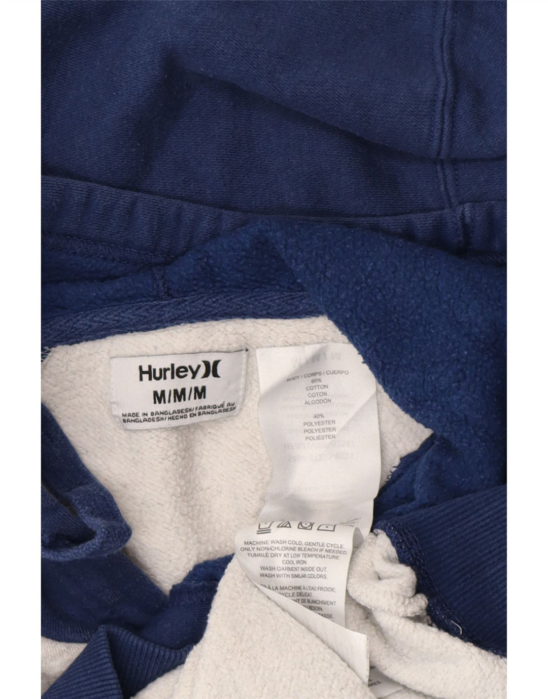Ανδρική κουκούλα HURLEY, μεσαίο γκρι, βαμβακερό